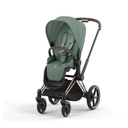 CYBEX Kočárek kombinovaný Priam 4.0 Chrome Black Leaf Green Platinum | feedo.cz