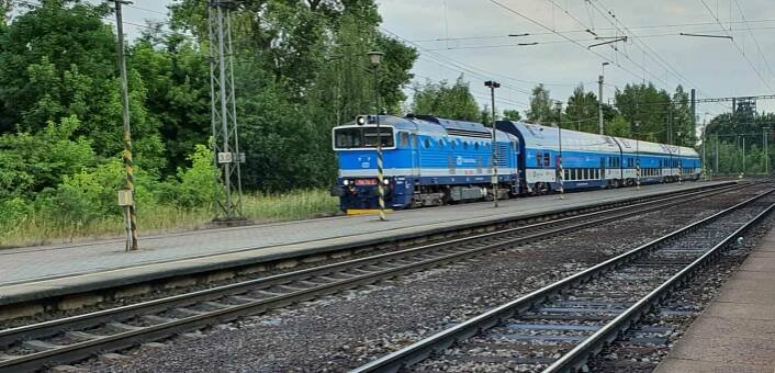 Ostrava střed, nástupiště u 3.koleje