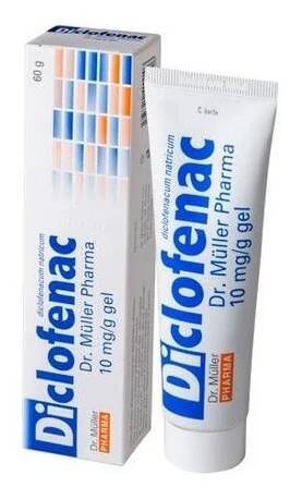 DICLOFENAC DR. MÜLLER PHARMA DRM 10MG/G GEL 1X60G I