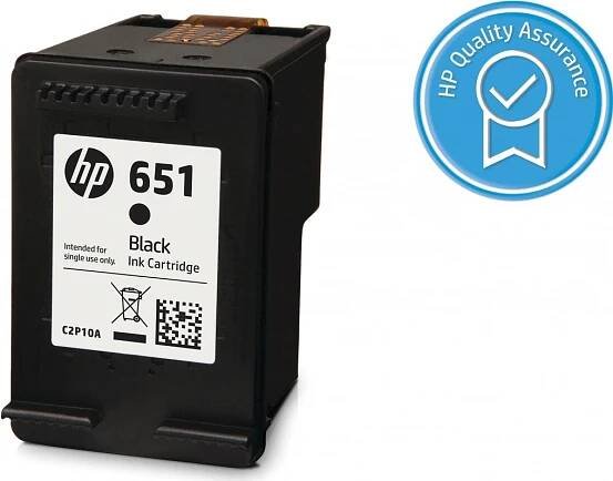HP 651 originální inkoustová kazeta černá C2P10AE