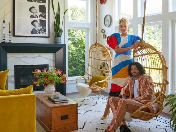 Step Inside Emmy Raver-Lampman and Daveed Diggs's Colorful Southern California Home