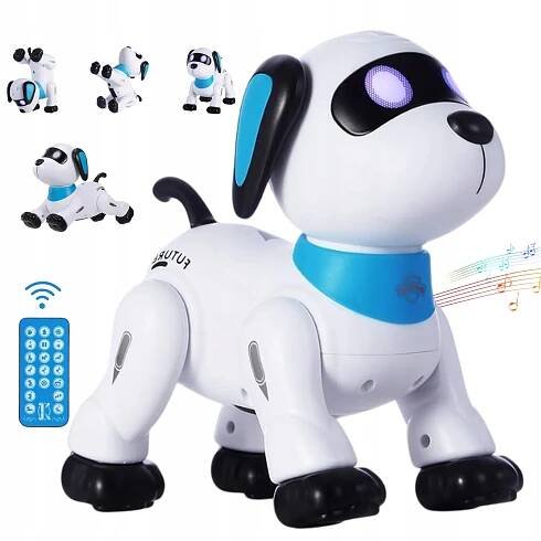 INTERAKTIVNÍ ROBOT ROBO PES NA DÁLKOVÉ OVLÁDÁNÍ HLASEM + DÁLKOVÉ OVLÁDÁNÍ