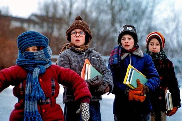 A CHRISTMAS STORY, Ian Petrella, Peter Billingsley, Scott Schwartz, R.D. Robb, 1983, (c) MGM/courtes