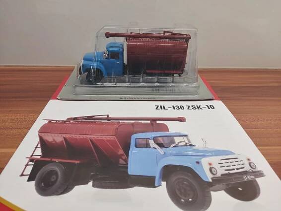 ZIL-130 ZSK-10 přeprava krmiva - 1:43 DeAgostini - Kultovní náklaďáky