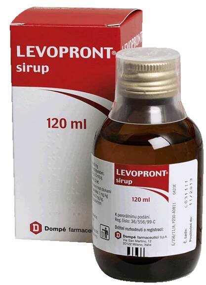 Levopront Sirup 120 ml od 129 Kč