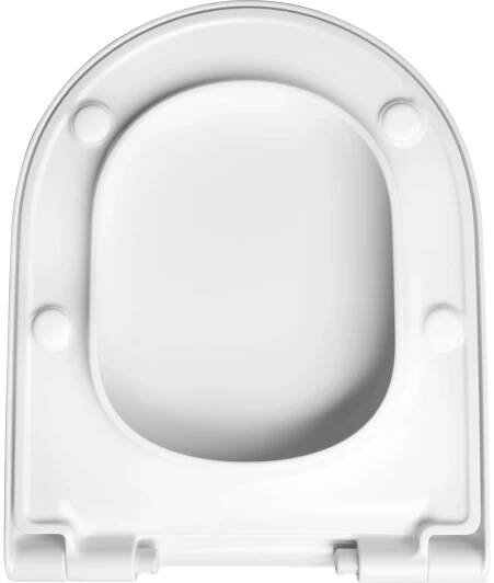 baliv WC sedátko Kingston II, duroplast, SoftClose, plastové závěsy, bílá