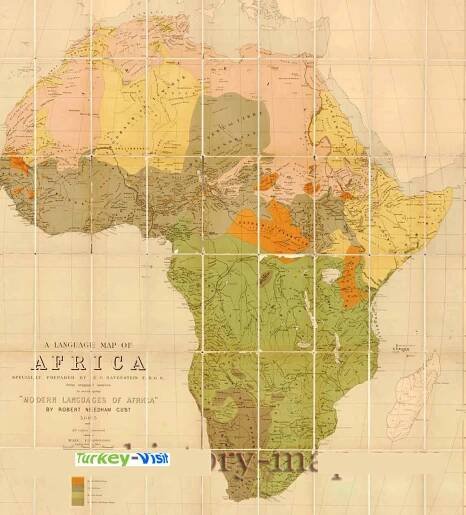 Africa Language Map