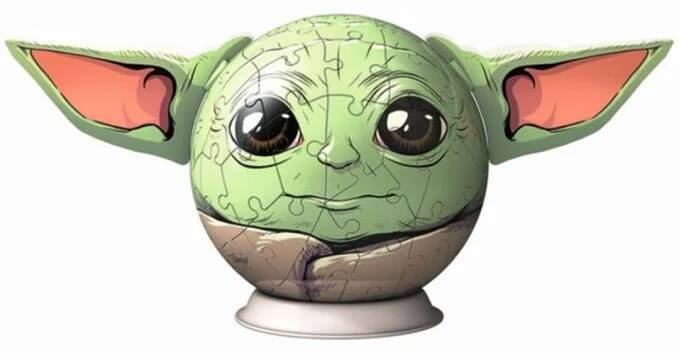 Ravensburger Puzzle Ball Star Wars Baby Yoda s ušima 72 dílků