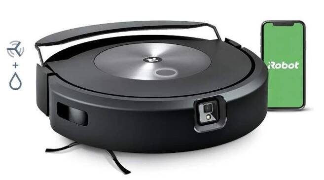 iRobot Roomba Combo j7 robotický vysavač s mopem, HEPA filtr, automatické dobíjení, automatické vysypání, vSLAM navigace