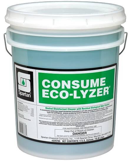 Spartan Chemical Company Consume Eco-Lyzer, 5 GAL PAIL