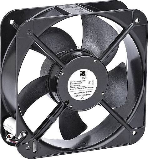 TRU COMPONENTS TC-NA20060-230B1 axiální ventilátor, 230 V/AC, 890 m3/h, (d x š x v) 200 x 200 x 60 mm, TC-12774580