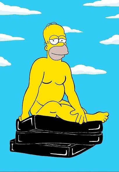Tohle vidět (ne)chcete! Nahá Marge Simpsonová svádí Homera