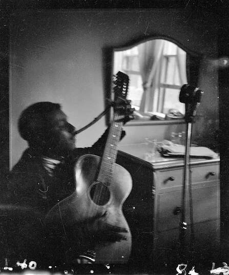 Blind Willie McTell recording for the Library of Congress