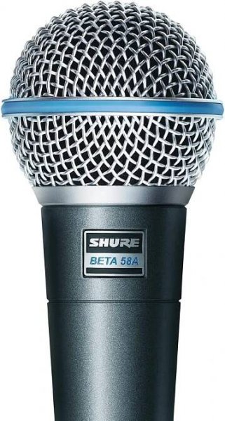 Shure Beta 58A Supercardioid Dynamic Vocal Microphone