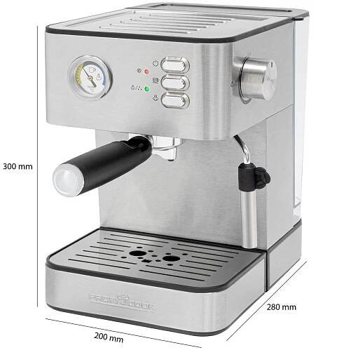 Profi Cook PC-ES 1209 pákový kávovar nerezová ocel 850 W