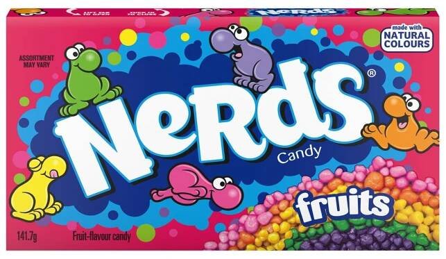 Nerds Fruits Dražé s ovocnou příchutí 141,7 g - Candy-store.cz