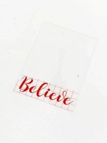 DIY "Believe" Framed Christmas Photo - Happiness is...Creating