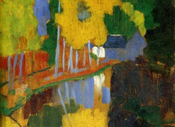 Le Talisman. Huile sur bois. 1888