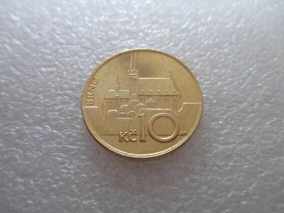 MINCE ČR 10 KČ 1993 - VARIANTA S MALÝM KČ - KOPIE