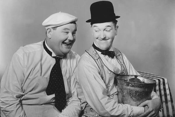 Stan Laurel and Oliver Hardy