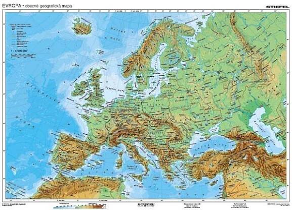Geografická Mapa Evropy | MAPA
