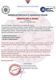 Podvodníci rozesílají falešné policejní předvolání. Stopa míří do zahraničí – Hanácké novinky