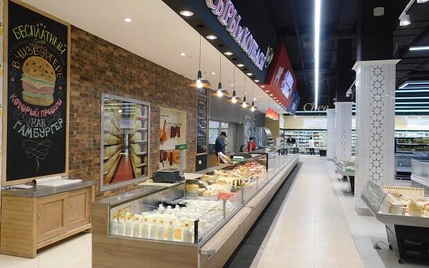 Супермаркет «Вкусмарт» в городе Нур-Султане