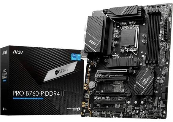 MSI PRO B760-P II Základní deska Socket (PC) Intel® 1700 Tvarový faktor ATX Čipová sada základní desky Intel® B760