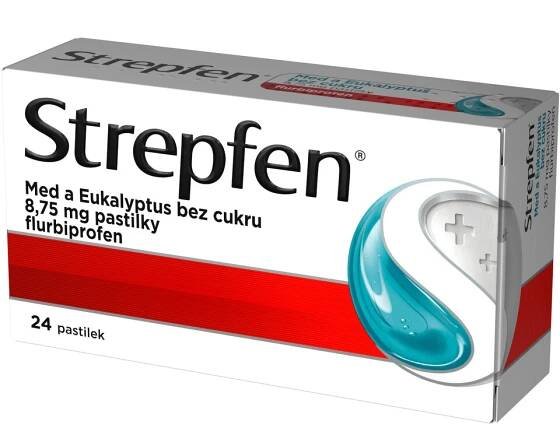 STREPFEN MED A EUKALYPTUS BEZ CUKRU 8,75MG pastilka 24