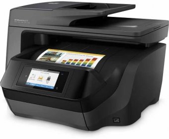 HP All-in-One Officejet Pro 8725 (A4, 24/20 ppm, USB 2.0, Ethernet, Wi-Fi, Print/Scan/Copy/Fax)