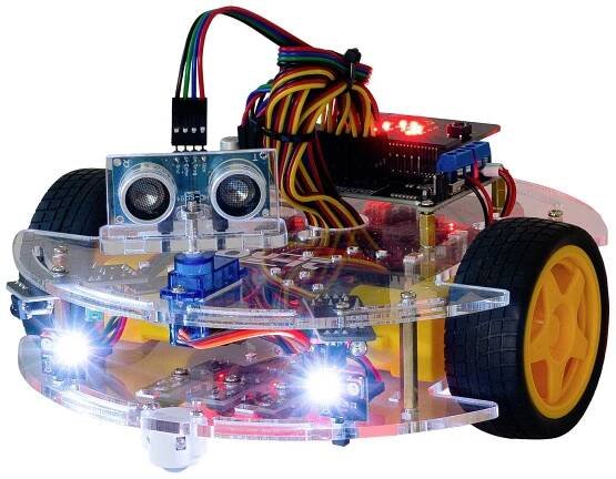 Joy-it robot Micro:Bit JoyCar hotový výrobek MB-Joy-Car-set4
