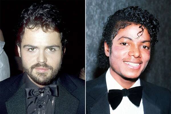 Donny Osmond in 1984, Michael Jackson in 1983.