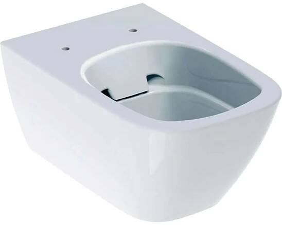 WC závěsné SMYLE SQUARE Rimfree, barva bílá