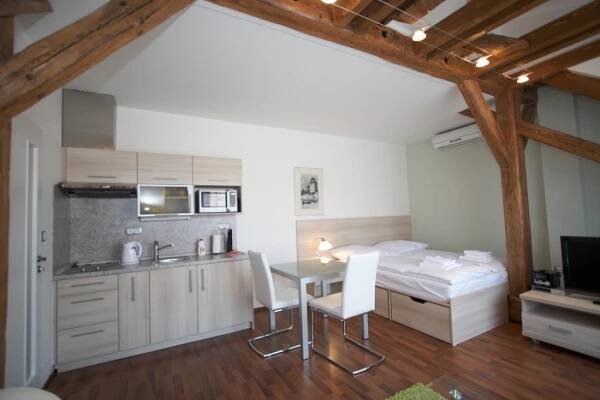 Dvoulůžkové apartmány České Budějovice: 38 - 62 m² | Residence U Černé věže