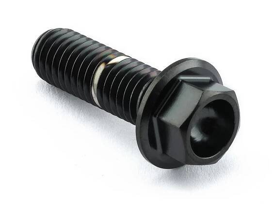 Pro-Bolt nerezový šroub s šestihrannou hlavou se závitem M8 x 1,25 mm a délkou 25 mm, barva černá