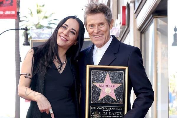 Willem Dafoe Gives Sweet Shout Out to His Wife of Nearly 18 Years as He Receives Hollywood Walk of Fame Star