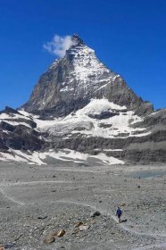 Hiking at Matterhorn in Zermatt - Matterhorn Glacier Trail hike 26
