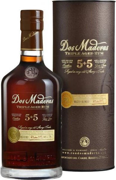 Dos Maderas PX Ron Añejo Superior Reserve 5+5 10y 0,7l 40% (tuba)