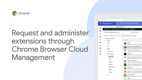 Chrome Browser Demo: Request and administer extensions through Chrome Browser Cloud Management