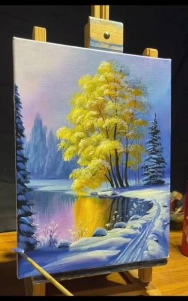 Obsahuje obrázek: Painting is easy