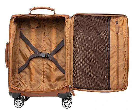 The Chesterfield Brand Kožený příruční kufr - palubní zavazadlo C21.500531 New York koňaková | UNIVARO Bags