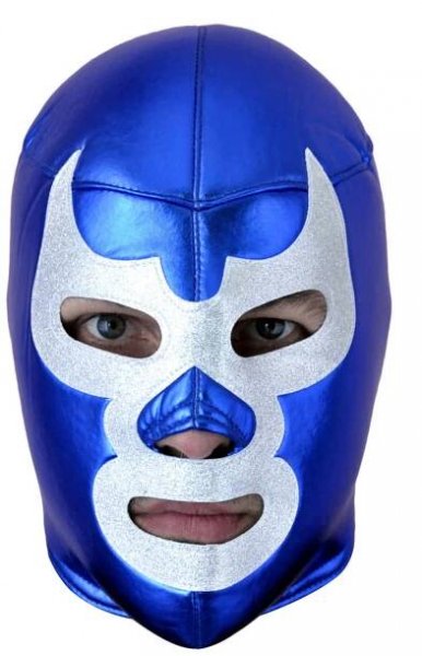 Blue Demon Blue Mask Closeup Wallpaper