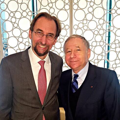 Jean Todt meets UN High Commissioner for Human Rights
