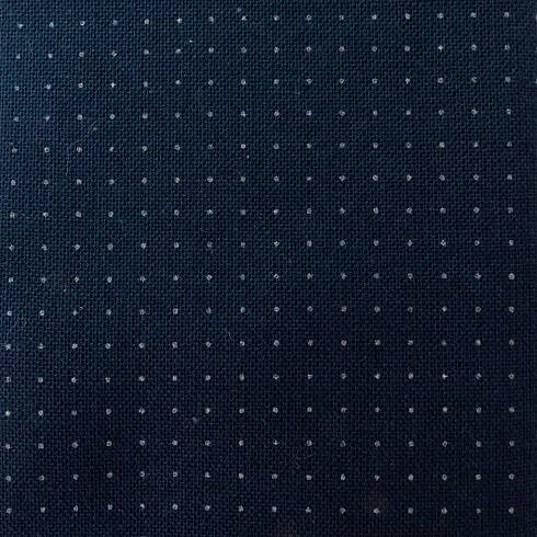sashiko látka na hitomezashi modrá 33 x 33