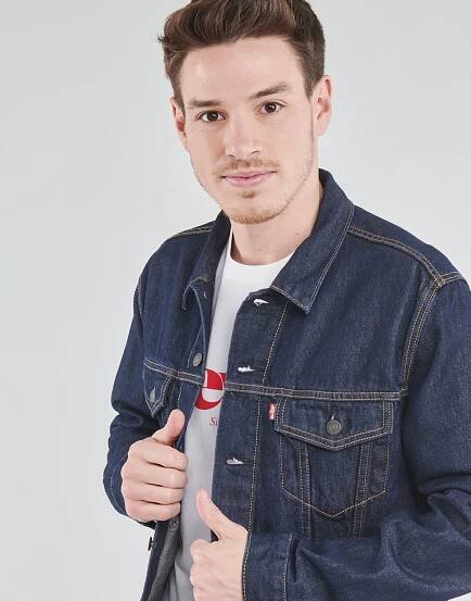Levi's THE TRUCKER JACKET Tmavě modrá