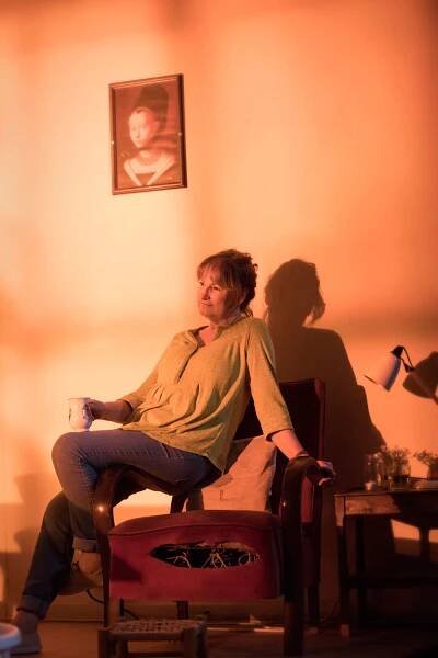 Deborah Findlay in The Children by Lucy Kirkwood (Photo: Johan Persson)