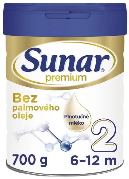 Sunar Premium 2 pokračovací kojenecké mléko