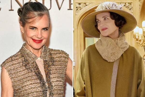 Elizabeth McGovern split with Elizabeth McGovern in "Downton Abbey."