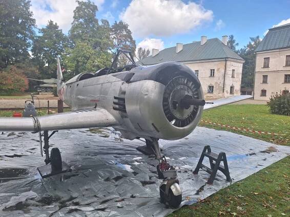 Renowacja samolotu PZL TS-8 Bies przez MZL Sp. z o.o. - Muzeum Historyczne - Pałac w Dukli