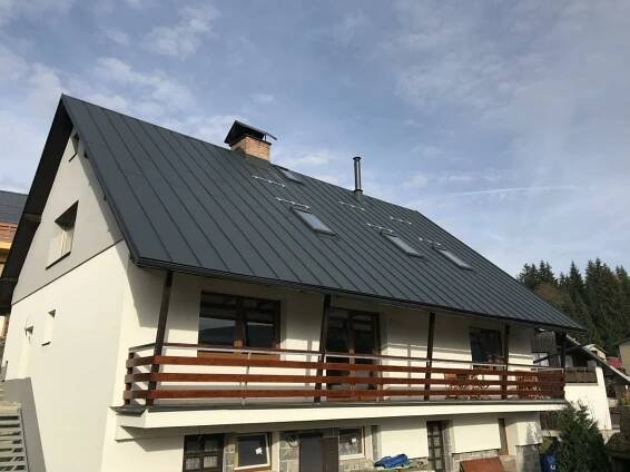 Falcovaná krytina Prefa, Harrachov – FA Sucharda Ivan